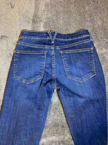 Veronica Beard Brooke Skinny Mid-Rise Bright Blue Cut #318 ( 25/0 )