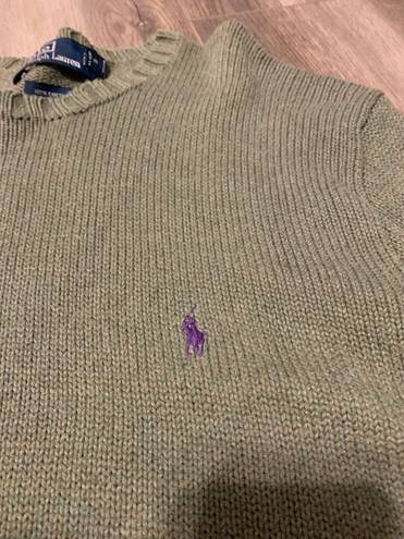 Ralph Lauren Polo Olive Green Sweater