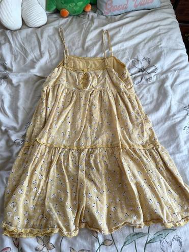 Aeropostale Yellow Floral Dress