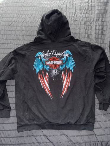 Harley Davidson Zip Up Hoodie