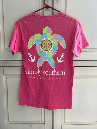 Simply Southern T-Shirt Pink Small