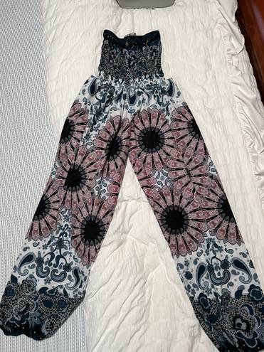 Patterned Flowy Hippie Pants Multiple