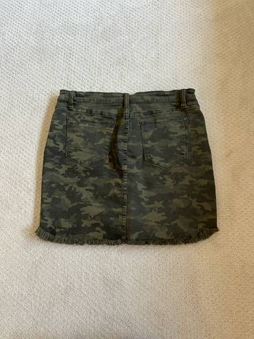 Wishlist Camo Mini Skirt