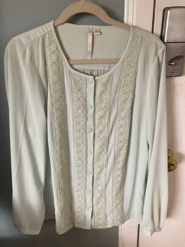 LC Lauren Conrad Lauren Conrad Button Up Top