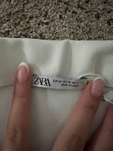 ZARA White Mini Skirt