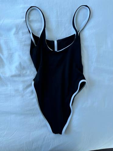 SKIMS Black One-Piece Bathing Suit