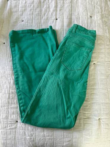 H&M Wide Leg Green Jeans