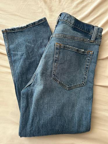 Abercrombie & Fitch The Ankle Straight Ultra High Rise Jeans