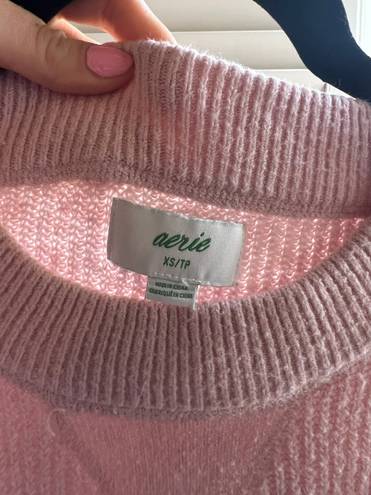 Aerie Light Pink Oversized  Sweater