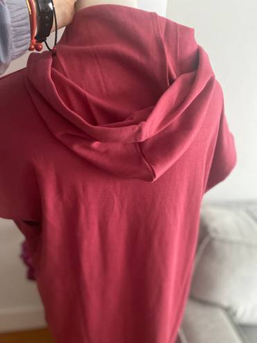 Mango Pink Hoddie Cotton Dress Size M (34 in long)