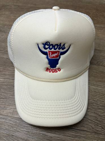 Coors Trucker Hat Tan