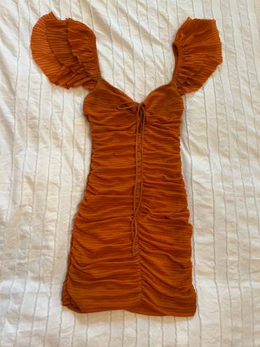 ZARA Orange Mini Dress