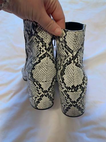 mix no. 6  Snakeskin Booties 