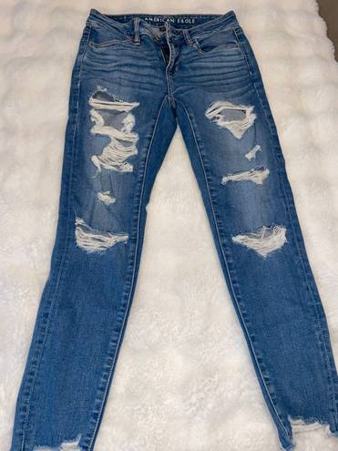 American Eagle ripped  skinny jeans