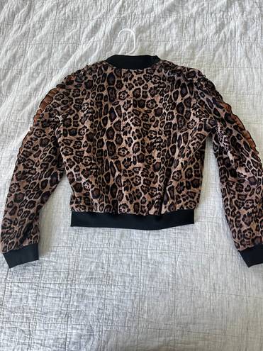 SheIn Leopard Bomber Jacket