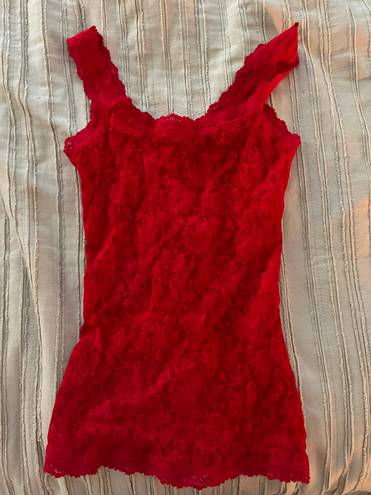 Hanky Panky Red Lace Top