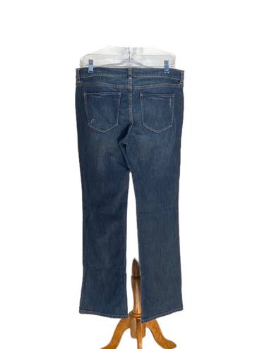 New York & Co. Womens Y2K Low Rise Bootcut Jeans Blue Size 8 Retro Casual Boho