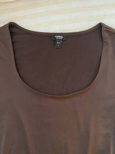 EXPRESS Brown Bodysuit