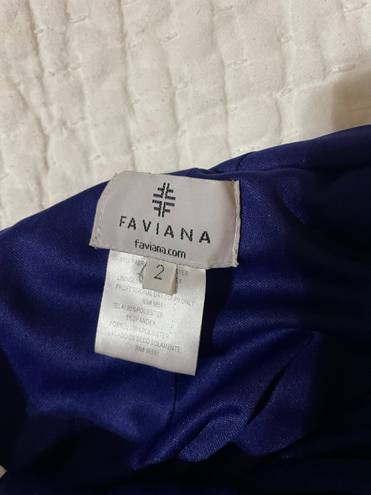 Faviana Royal Blue Dress