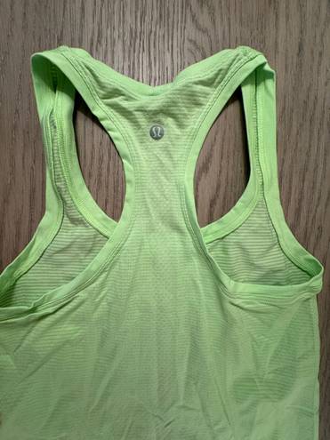 Lululemon Swiftly Tech Tank Lime Green