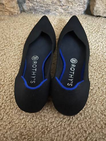 Rothy's Rothy’s The Point Black Solid Slip On Flats