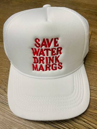 Save Water Drink Margs Trucker Hat White