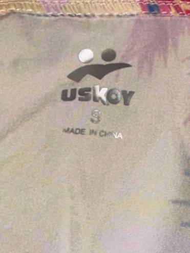 uskov Gray Long Sleeve Workout top