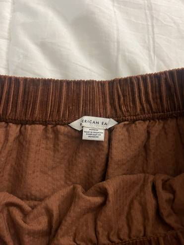 American Eagle Brown Corduroy  Skirt