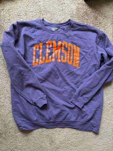 Clemson Sweatshirt Purple Size XL