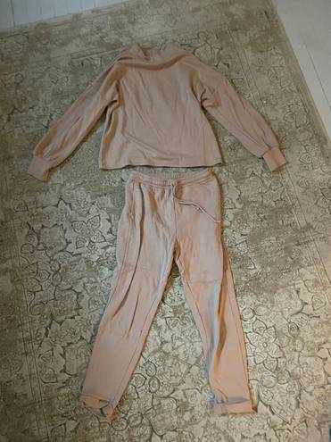 Matching Sweat Set Tan Size M