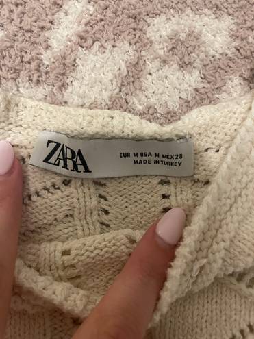 ZARA Crochet Knit Top