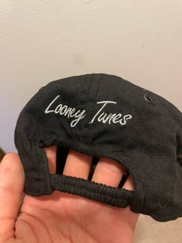 Looney Tunes Vintage 90s taz & Tweety Bird Snapback Hat Black , Clean