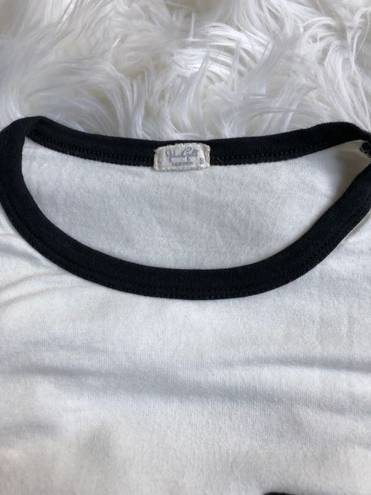 Brandy Melville Black Pocket Nadine Tee