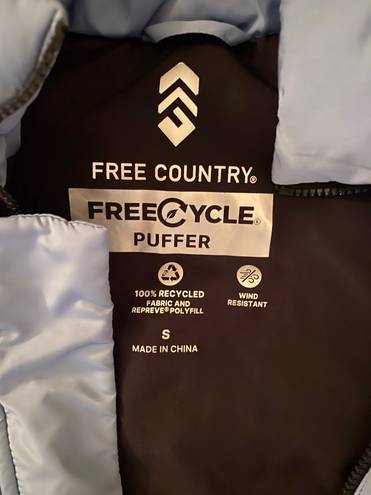 Free Country Blue Puffer Vest 