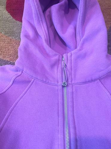 Lululemon Scuba Oversized Half Zip Hoodie Cropped Moonlit Magenta Purple XS/S