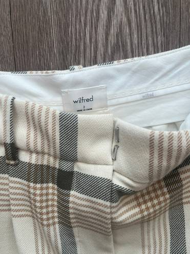 Aritzia Effortless Pant Plaid Size 2