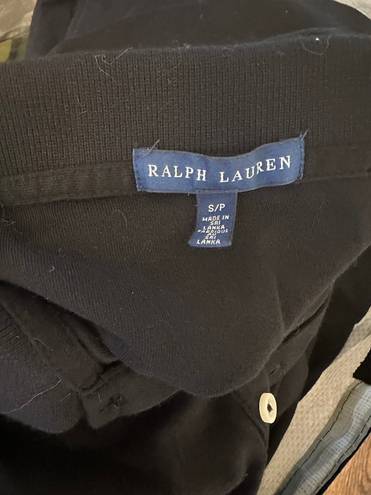 Ralph Lauren Polo  Polo Shirt Dress Black NWOT