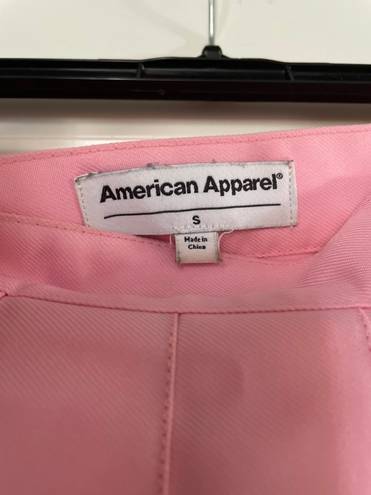 American Apparel Pink Pleated Skirt