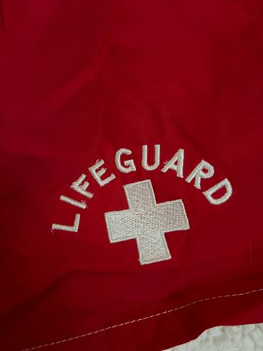 lifeguard shorts Red