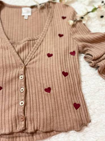 belle du jour | 2-piece Valentine Neutral Cardigan Set (XS) M157