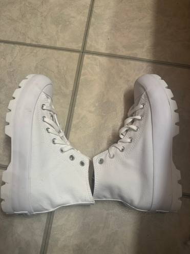 Converse Lugged  high top platform Size 8