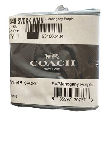 Coach NWT  Ruby Watch, 32MM  Mahogany Purple