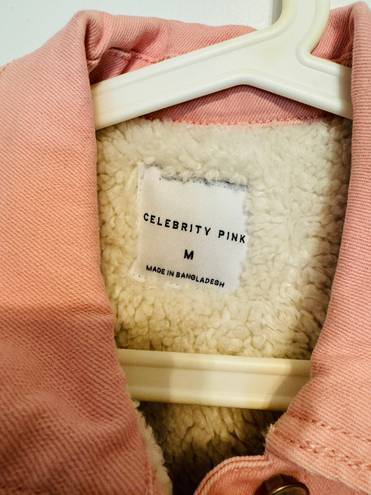 Celebrity Pink New!  Sherpa Vest Size M