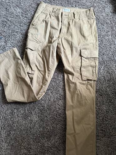 Khaki Cargo Pants Tan Size M