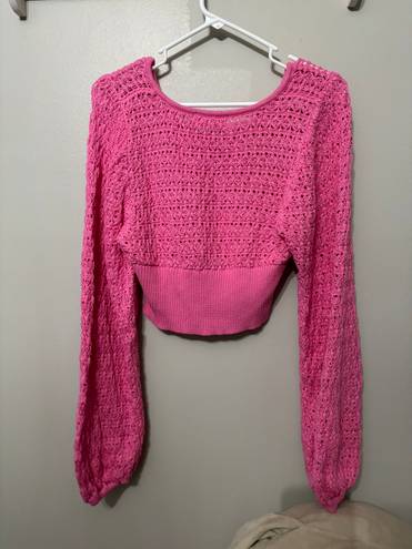 Altar'd State Pink Knit Sweater