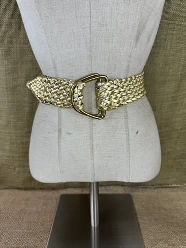 Vintage Gold Toned Woven Women’s Costume Belt Size M