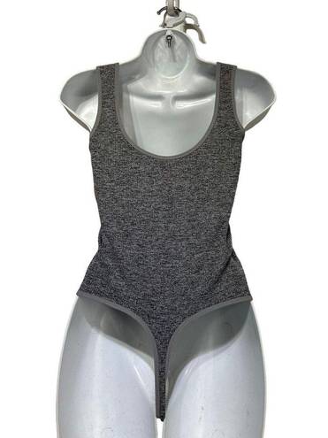 One Piece Colsie Womens Gray Seamless  Tank Top Bodysuit Shirt Size M