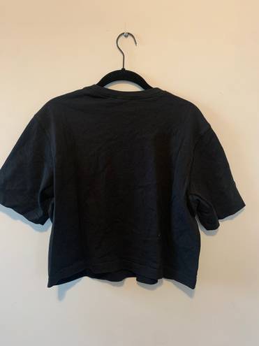 Adidas Black Cropped Tee