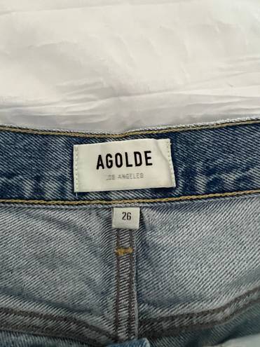 AGOLDE High Waisted Jean Shorts