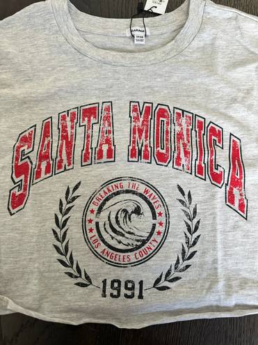 Garage Cropped Santa Monica Tee